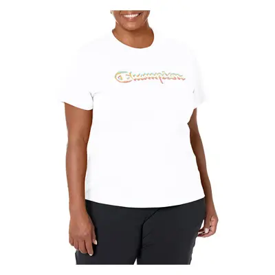 Champion Women's T-Shirt Classic Cotton-Blend T-Shirt Crewneck Tee