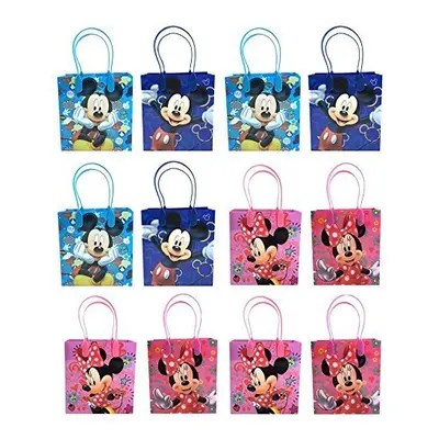 Mickey & Minnie Mouse Mixed Goodie Favor Gift Bags Pieces