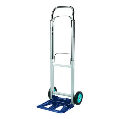 Einhell BT-HT Folding Sack Truck - kg Capacity Aluminium Framed Folding Trolley On Wheels - Fold