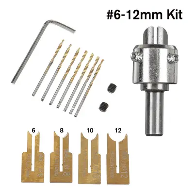 (6-12mm) Wooden Bead Maker Beads Drill Bit Milling Cutter Set Molding Tool