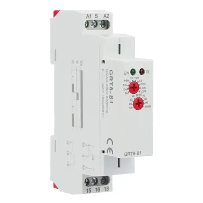 (AC230V, AC max 6VA / 1.3W) Mini Power Off Delay Time Relay Timer Relay 35mm DIN Rail Single Fun