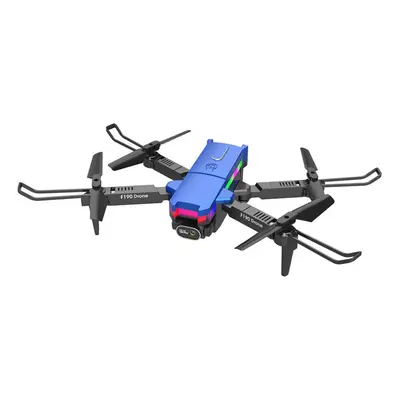 (Blue, One Battery) 2.4GHz WIFI FPV with 4K HD Dual Camera 10mins Flight Time Headless Mode Stun