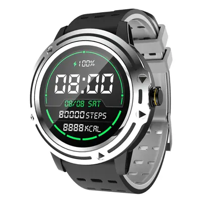 (Silver) Full Touch Screen Waterproof Smart Watch Call Rejection Sports Fitness Bracelet