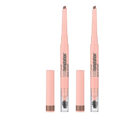 Maybelline Total Temptation Eyebrow Definer Pencil, Soft Brown, count