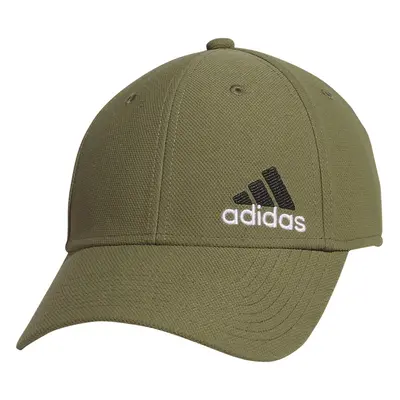 adidas Men's Release Structured Stretch Fit Cap Olive Strata Green