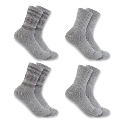 Carhartt Women's Heavyweight Synthetic-Wool Blend Crew Sock Pack As