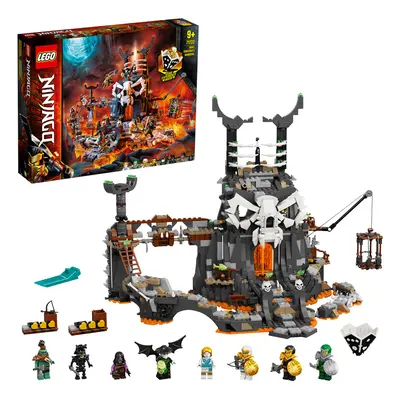 LEGO NINJAGO Skull Sorcerer's Dungeons 2in1 Building Set & Board Game with Minifigures