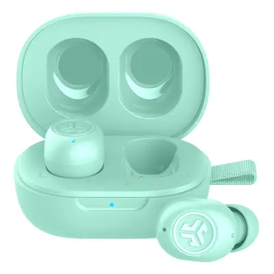 JLab JBuds Mini True Wireless Bluetooth Earbuds + Charging Case Green IP55 Sweat and Dust Proof 