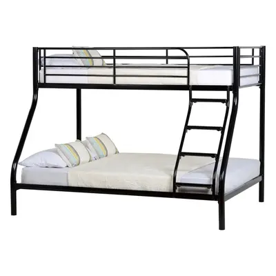 Seconique Tandi Triple Metal Sleeper Bunk Bed - Black