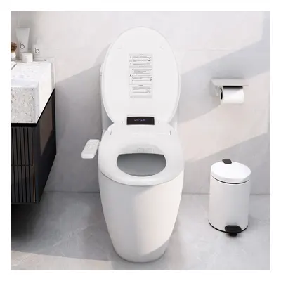 Electric Smart Bidet Toilet Seat Massage Heated Side-Panel Control UK