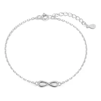 Philip Jones Sterling Silver Infinity Bracelet