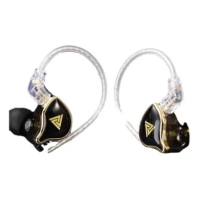 (Black, Without Mic) In-Ear Earphones Monitor Metal Wired Earphone Noise Cancelling Sport Music 