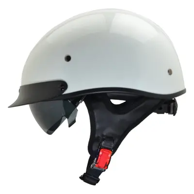 Vega Helmets Unisex-Adult Half Helmet (Pearl White X-Small)