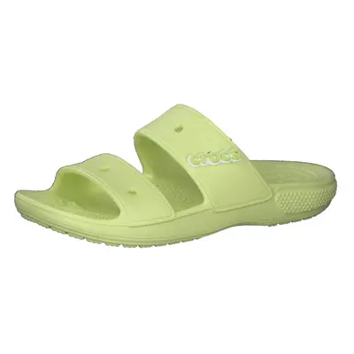 crocs Unisex classic Two-Strap Slide Sandals Lime Zest US Men