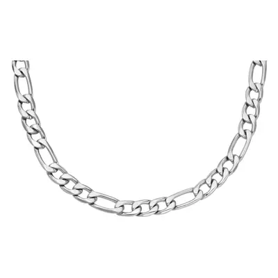 Fossil Men's All Stacked Up Stainless Steel Chain Necklace Color: Sil