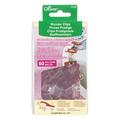 Clover Wonder Clips Pkg of Red