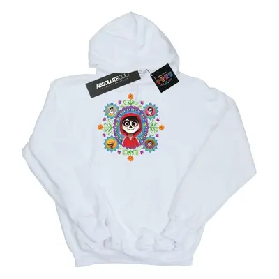 (12-13 Years, White) Disney Boys Coco Remember Me Hoodie