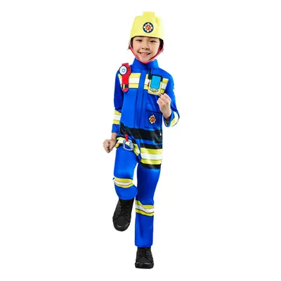 (3-4 Years, Blue) Fireman Sam Boys Costume