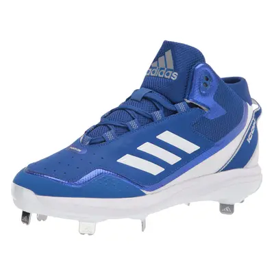 adidas Men's Icon Mid Baseball Shoe Team Royal Blue/White/Silver Me