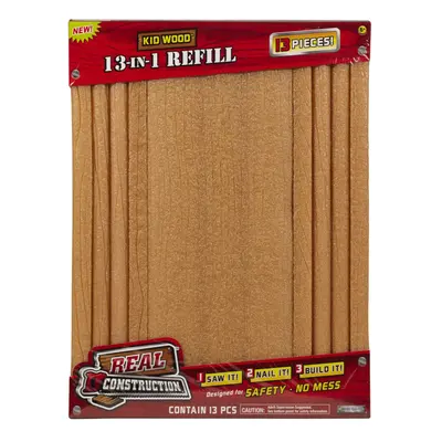 Real Construction Refills- Bundle Pack (13 in 1) Smaller Pieces