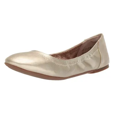 Amazon Essentials Women's Belice Ballet Flat Gold 12.5