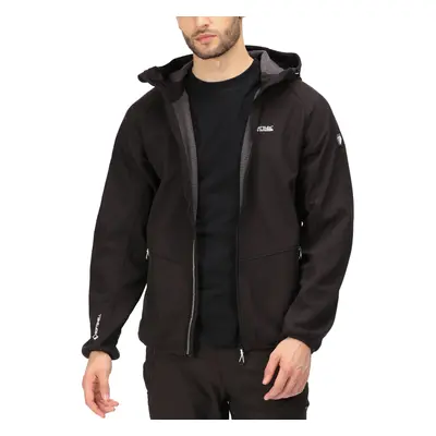 (M, Black) Regatta Mens Arec III Outdoor Hooded Walking Softshell Jacket Coat