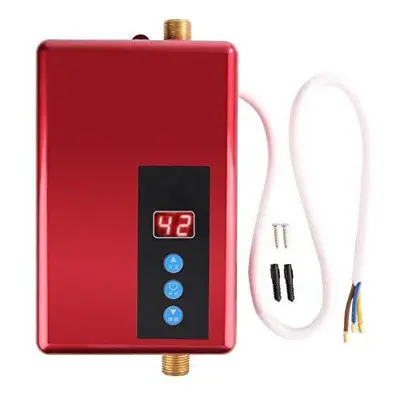 Mini Water Heater, 5500W Electric Instant Water Heater Tankless Shower Hot Water System for Bath