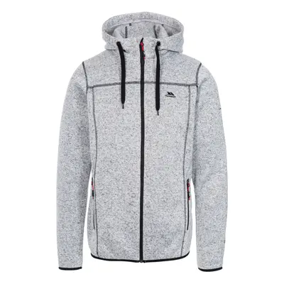 (XL, Ghost Marl) Trespass Mens Fleece Jacket Hoodie Odeno