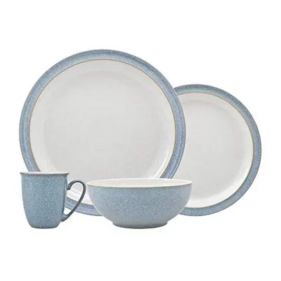 Denby Elements Blue Place Setting Set for