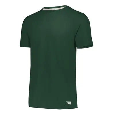 Russell 64STTM.DGR.S Adult Essential T-Shirt, Dark Green - Small