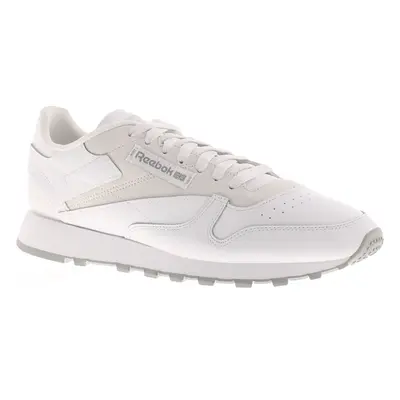 (White, (Adults')) Reebok Unisex Trainers Classic Leather Lace Up white UK Size