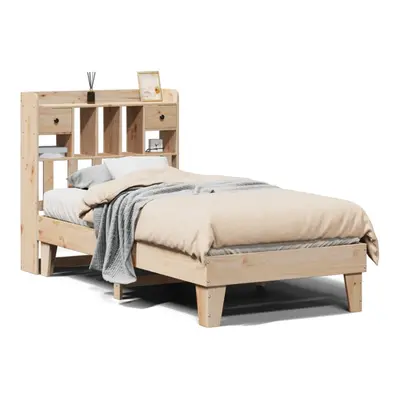 vidaXL Bed Frame without Mattress Home Bed Base 100x200 cm Solid Wood Pine