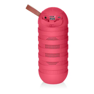 (Red) Outdoor Portable Wireless Bluetooth 5.0 Flashlight Speaker Stereo Hi-Fi Speakers Support T