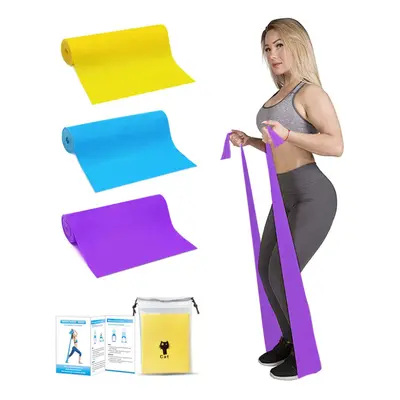 Yoga Resistance Bands 8-24lb Training Pull Rope Stretching Pilates Expander Home Gym Fitness