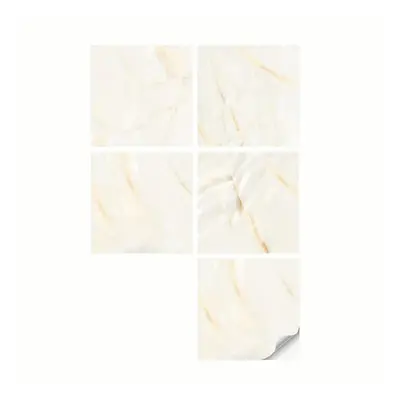 5pcs 10pcs Yellow Marble Adhesive Floor Tiles Vinyl Flooring Peel And Stick Tiles PVC Waterproof