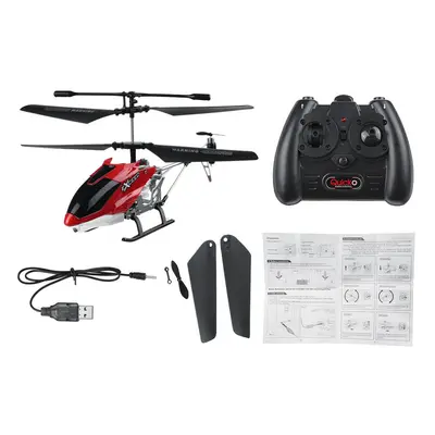 (Red) 2.4G 3CH Altitude Hold RC Helicopter RTF Alloy Electric RC Model Toys