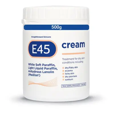 E45 cream g Tub - Moisturiser for Dry Skin and Sensitive Skin - Em