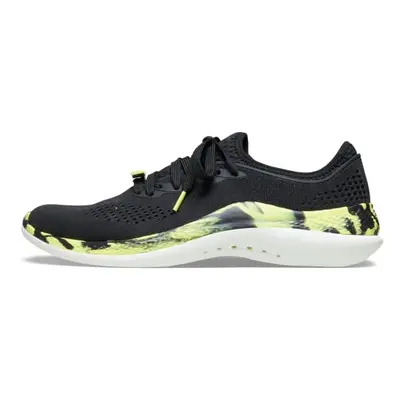 Crocs Men's LiteRide Pacer Sneakers Black/Citrus Men