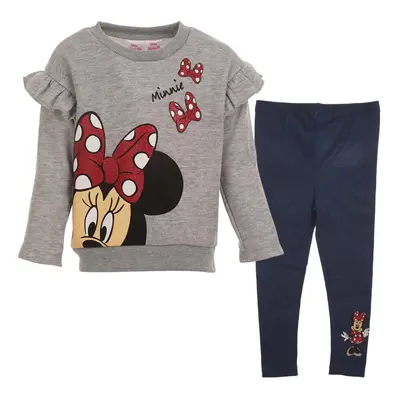 Disney Minnie Mouse Big Girls Fleece Pullover Sweatshirt Legging Set G