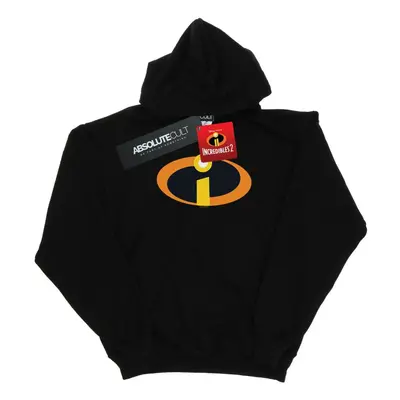 (L, Black) Disney Mens The Incredibles Costume Logo Hoodie