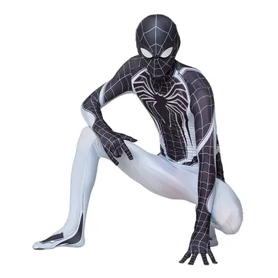 (Negative Zone Suit, Kid:90-100cm) Spiderman Halloween Cosplay Costume Party Cosplay Jumpsuit Fa