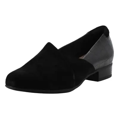 Clarks Women's Juliet Palm Loafer Black Suede