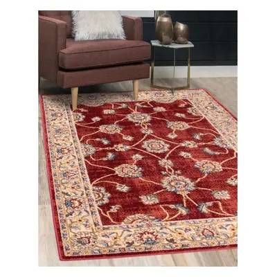 (Red, Halway Runner 66x240 cm (2'5''x8')) Traditional Orient Rug Living Room Bedroom Bordered Cl