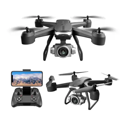 (Three Batteries) WiFi FPV with 6K ESC 50x ZOOM HD Dual Camera Smart Hover RC Drone Quadcopter R