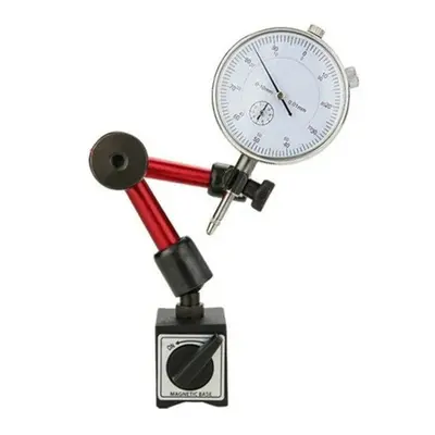 (30mm Indicator + Stand) 0-10mm/30mm/0.8mm Dial Indicator Magnetic Holder Dial Gauge Magnetic St