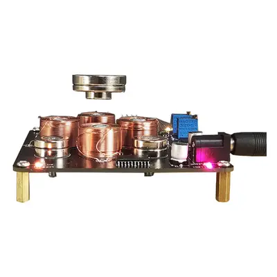 (DIY Kit with Adapter and Shell) Push-down Magnetic Levitation Electronic DIY Spare Parts Solder