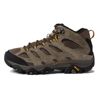 Merrell Mens Moab Mid Hiking Boot Walnut Wide