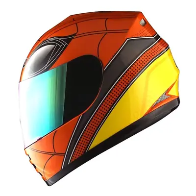 WOW Motorcycle Full Face Helmet Street Bike BMX MX Youth Kids Spider O