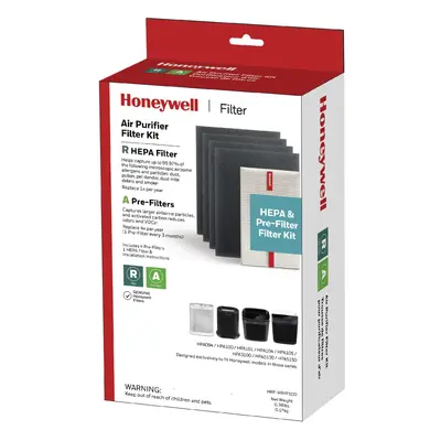 Honeywell HEPA Air Purifier Filter Kit - Includes HEPA R Replacement Filter and A Carbon Pre-Cut