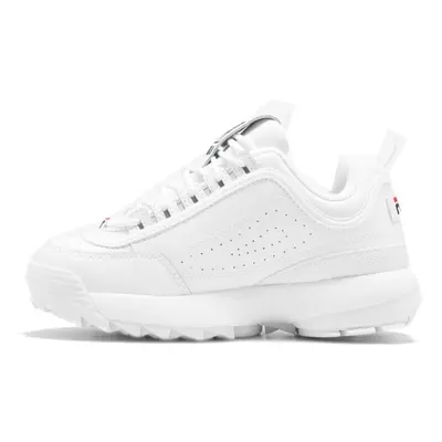 Fila Men's Strada Disruptor fashion sneakers White/Peacoat/Vinred 8.